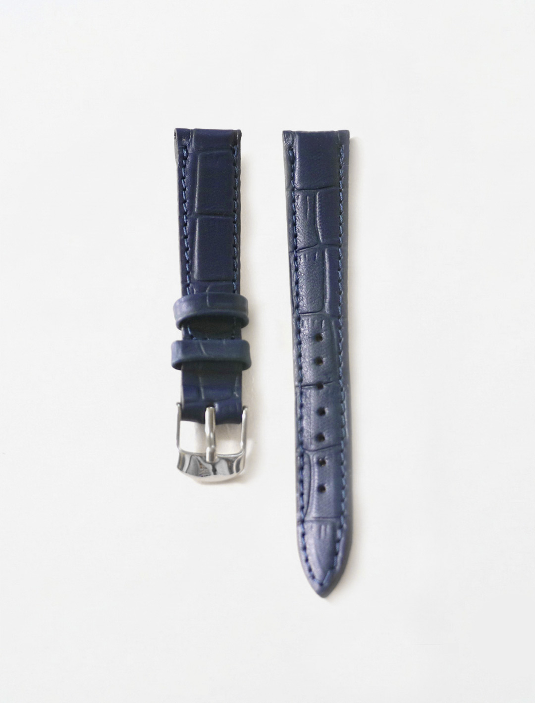 blue-embossed-strap بند ساعت سرمه ای امبوس - Image 1