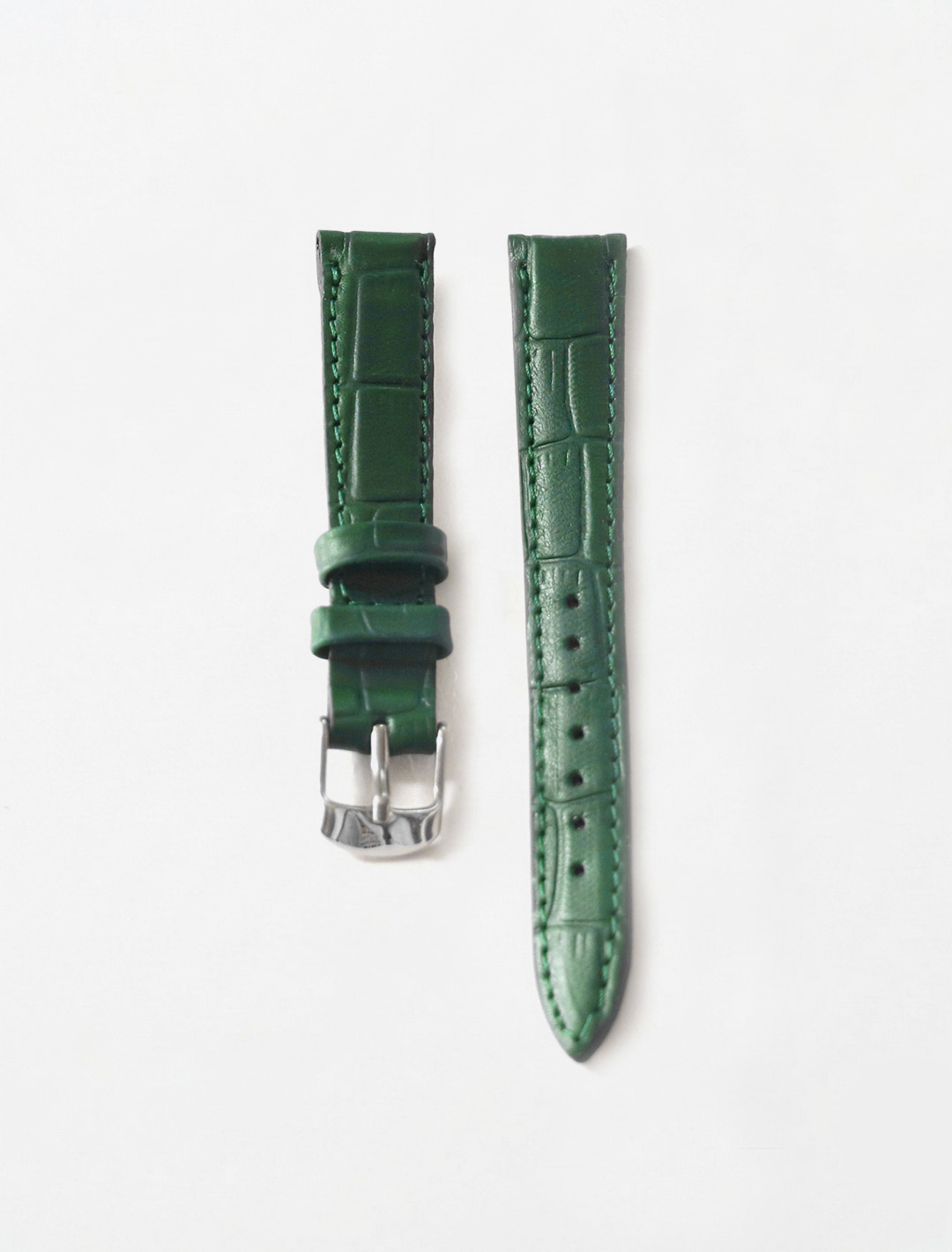 green-embossedt-strap بند ساعت سبز امبوس - Image 1
